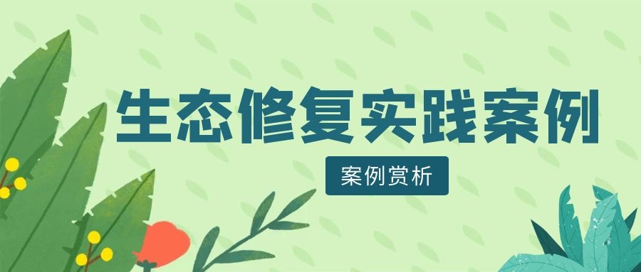 案例賞析 | 生態(tài)修復(fù)實踐案例